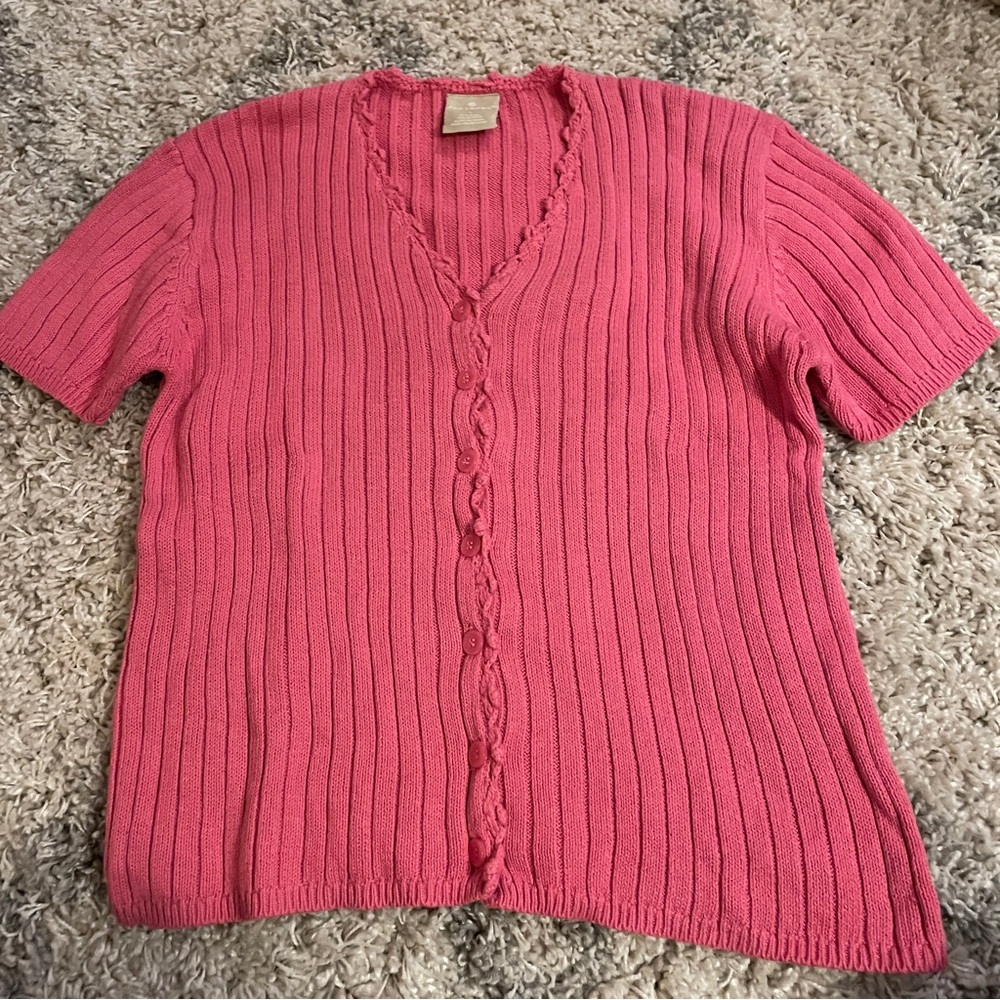 Partners Pink‎ Knit Cardigan
